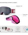 Freeride Acier Rouge / Argent