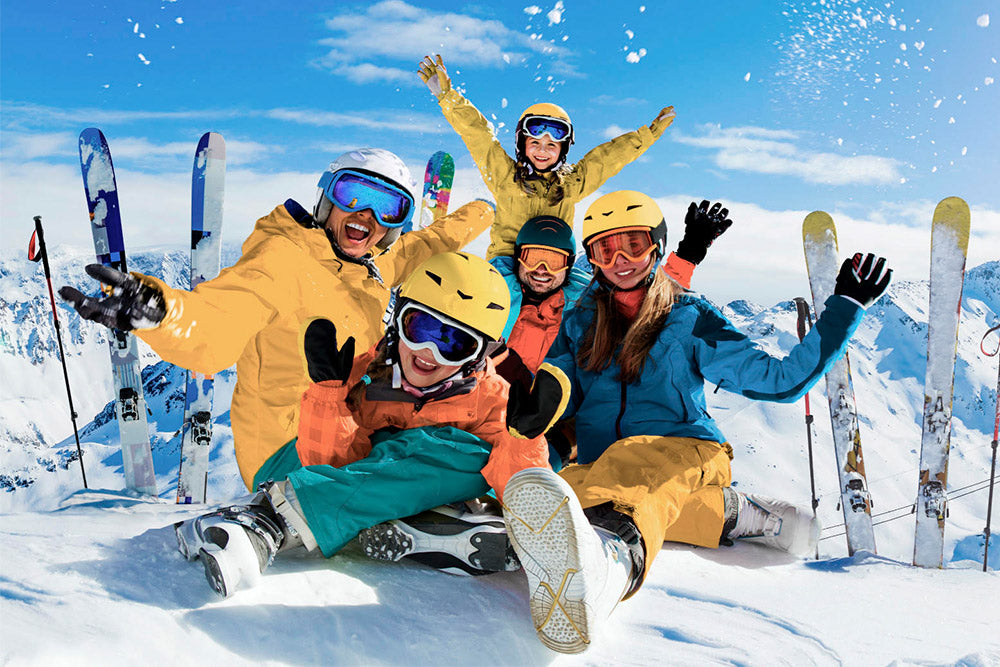 uller esquiar con niños estaciones de esquí