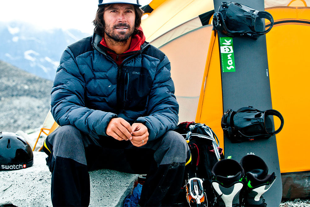 Jeremy Jones uller snowboard montaña