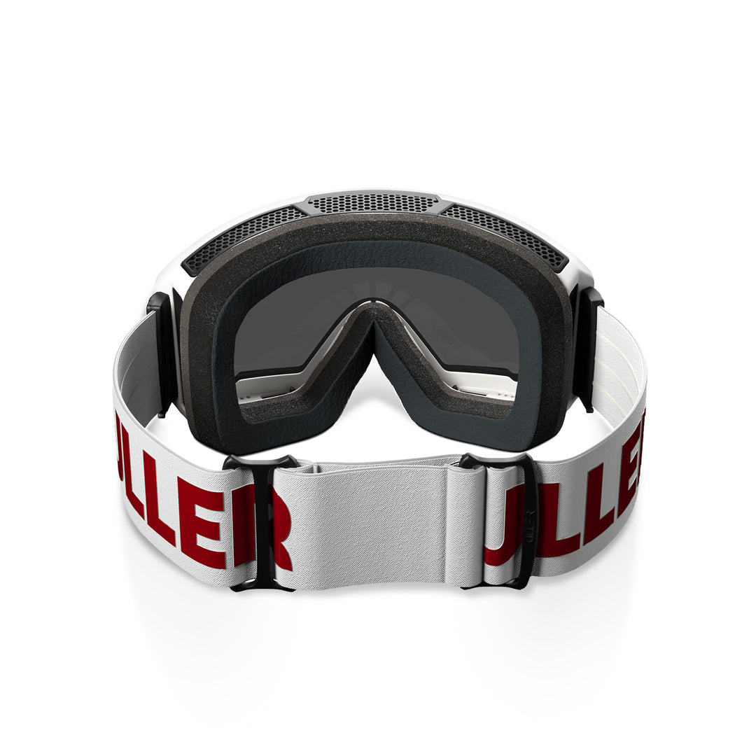 Uller Ski- und Snowboardbrille mit austauschbaren Magnetgläsern The Wall  White für Damen und Herren – Skibrillen und Skibrillen – ULLER