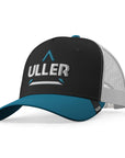 Gorra trucker deportiva unisex para hombre y mujer Orbital Black / White / Blue