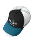 Gorra trucker deportiva unisex para hombre y mujer Orbital Black / White / Blue