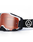 Gafas de Motocross y MTB Enduro para hombre y mujer Stone Black / White