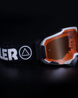 Gafas de Motocross y MTB Enduro para hombre y mujer Stone Black / White