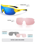 Gafas Deportivas ciclismo y running para hombre y mujer Clarion Yellow / Blue